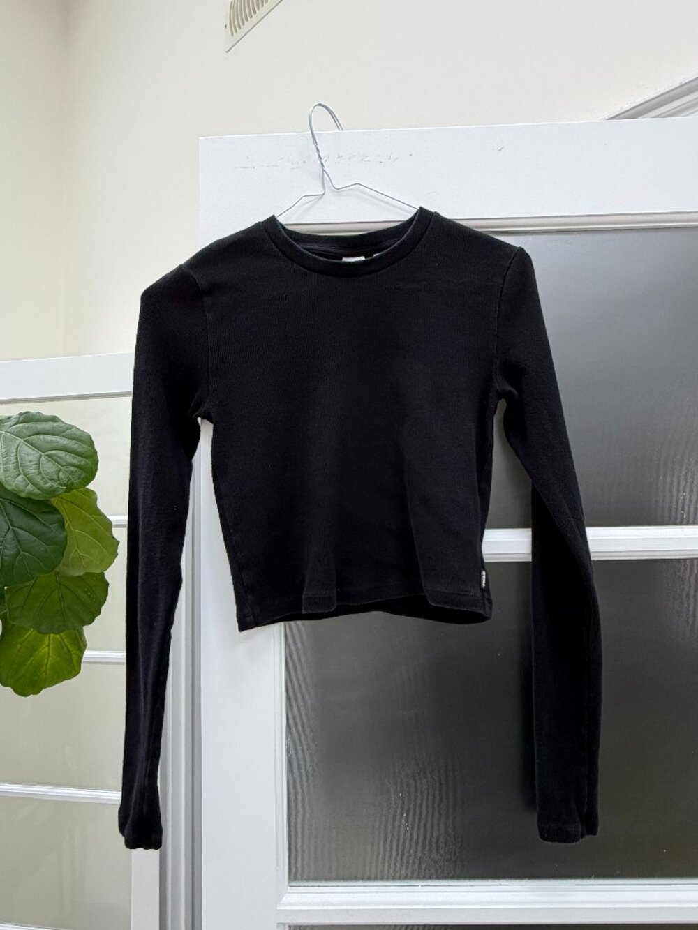 Women's TNA Cropped Longsleeve Top
